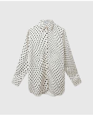 Stella McCartney Polka Dot Viscose Shirt - White