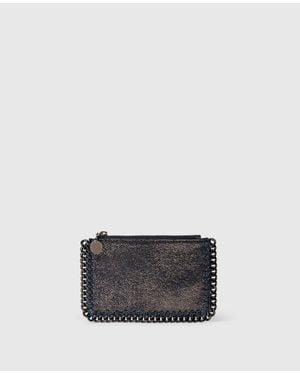 Stella McCartney Falabella Zipper Cardholder - White