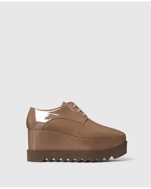 Stella McCartney Limited Edition Elyse Monochrome Platforms - Brown