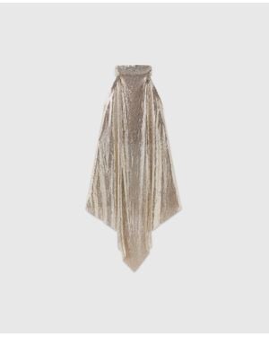 Stella McCartney Chainmail Halterneck Top - White