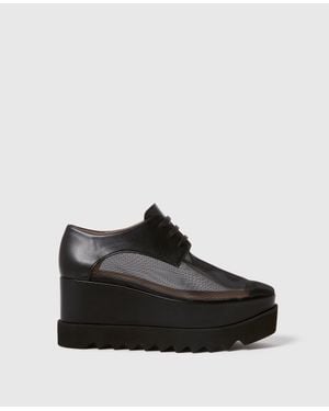 Stella McCartney Elyse Mesh Platform Shoes - Black