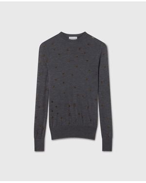 Stella McCartney Polka Dot Knit Sweater - Blue