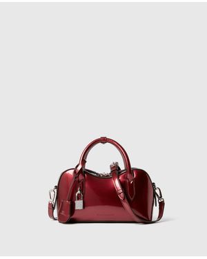 Stella McCartney Ryder Patent Crossbody Bag - Red