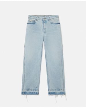 Stella McCartney Wide-leg Mid-rise Denim Jeans - Blue