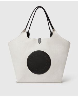 Stella McCartney Logo Reversible Tote Bag - White