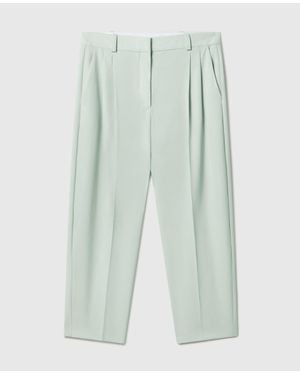 Stella McCartney Balloon Tailored Wool Pants - Green