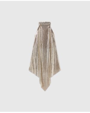 Stella McCartney Chainmail Halterneck Top - White