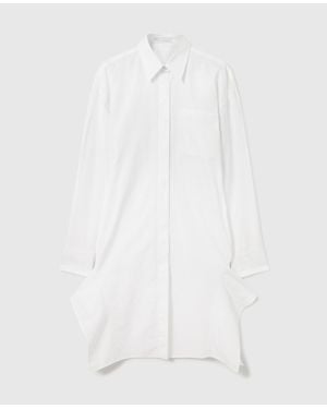 Stella McCartney Long-Sleeve Shirt Dress - White