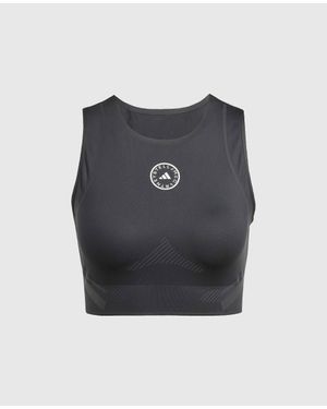 Stella McCartney Truepace Cropped Tank Top - Black