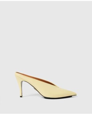 Stella McCartney Stiletto Heeled Mules - Natural