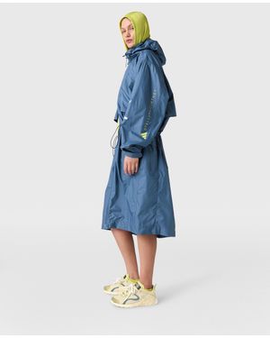 Stella McCartney Truelife Long Parka Jacket - Blue