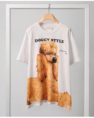 Stella McCartney Signed Jeff Koons Doggy Style T-Shirt - Gray