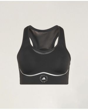 Stella McCartney Adidas By Running High-support Sports Bra - Black