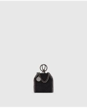 Stella McCartney Falabella Airpods Case Keyring - White