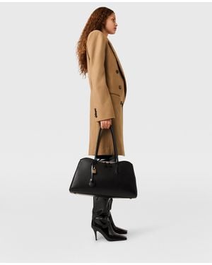 Stella McCartney Double-Breasted Mid-Length Coat - White