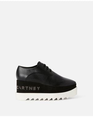Stella McCartney Elyse Logo Platforms - Black