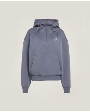 Stella McCartney Truecasuals Half-zip Hoodie - Blue