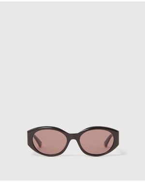 Stella McCartney Logo Oval Sunglasses - Pink