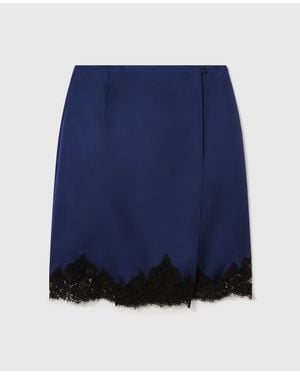 Stella McCartney Iconic Lace Skirt - Blue