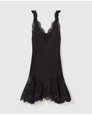 Stella McCartney Lace-Trimmed Dress - Black