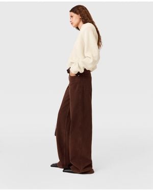Stella McCartney Mid-rise Wide-leg Denim Jeans - Brown