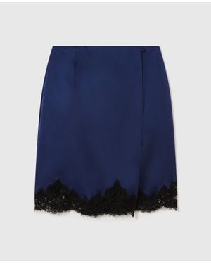 Stella McCartney Iconic Lace Skirt - Blue