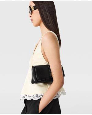 Stella McCartney Lace-Trim V-Neck Top - Black