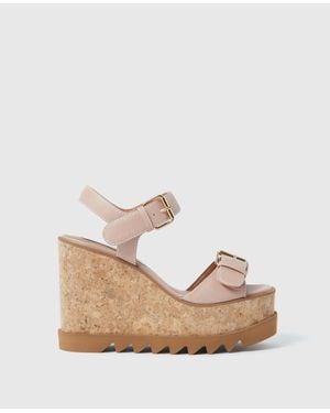 Stella McCartney Sneak-Elyse Platform Sandals - Natural