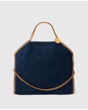 Stella McCartney Falabella Fold-over Tote Bag - Blue