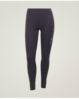 Stella McCartney Adidas By Running Floral Lace Leggings - Blue