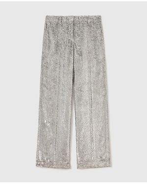 Stella McCartney Fil Coupe Pants - Gray