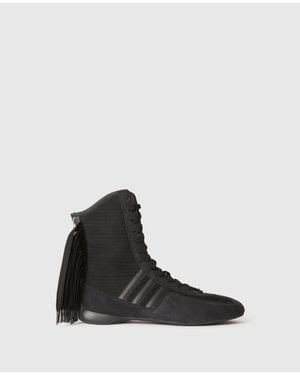 Stella McCartney Rasant Fringe High-Top Sneakers - Black