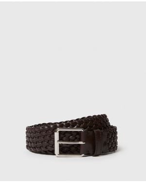 Stella McCartney Woven Buckle Belt - White