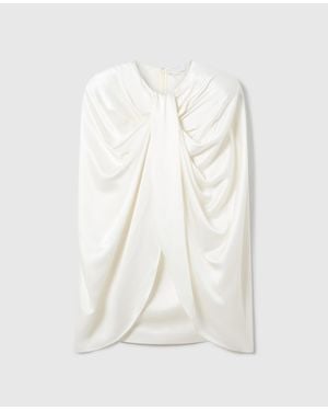 Stella McCartney Cape Mini Dress - White