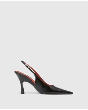 Stella McCartney Elsa Pointed Toe Slingbacks - White