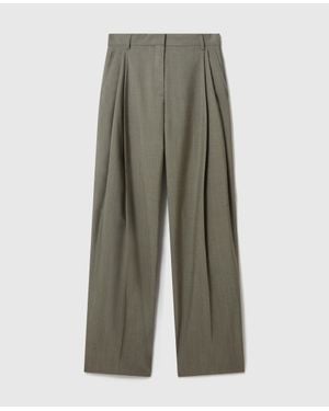 Stella McCartney Tropical Lightweight Straight Pants - Green