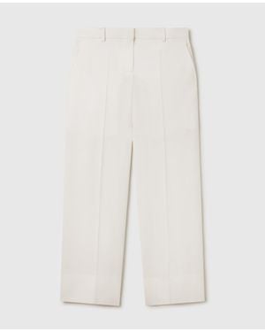 Stella McCartney Pleated Straight-leg Pants - White