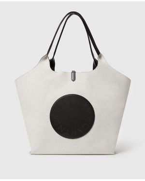 Stella McCartney Logo Reversible Tote Bag - White