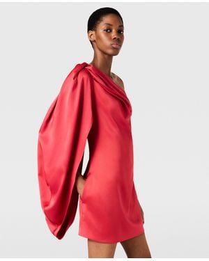 Stella McCartney One-Shoulder Dress - Red