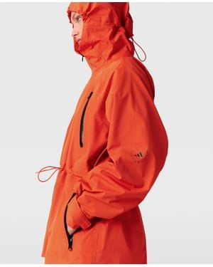 Stella McCartney Truenature Hooded Rain Jacket - Red