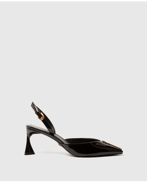 Stella McCartney Elsa Patent Slingbacks - Black