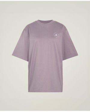 Stella McCartney Logo Oversized T-shirt - Purple