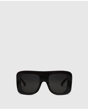 Stella McCartney Chunky Straight-edge Sunglasses - Black
