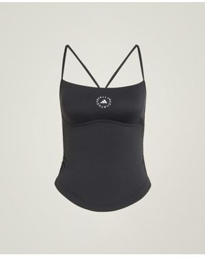 Stella McCartney Studio Spaghetti Strap Tank - Black