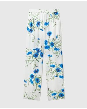 Stella McCartney Cornflower Print Pants - Blue