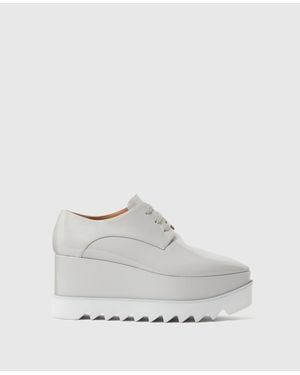 Stella McCartney Limited-edition Elyse Monochrome Platforms - White