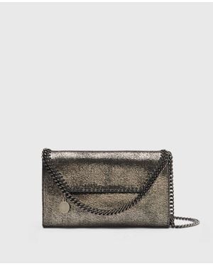 Stella McCartney Falabella Wallet Crossbody Bag - Gray