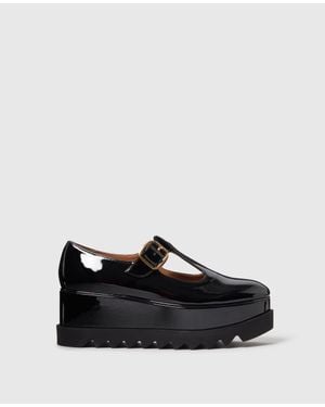 Stella McCartney Elyse T-bar Platform Mary Janes - Black
