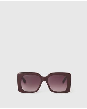 Stella McCartney Oversized Square Gradient Sunglasses, One Size - Purple