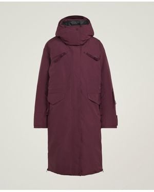 Stella McCartney Adidas By Long Padded Winter Jacket - Purple